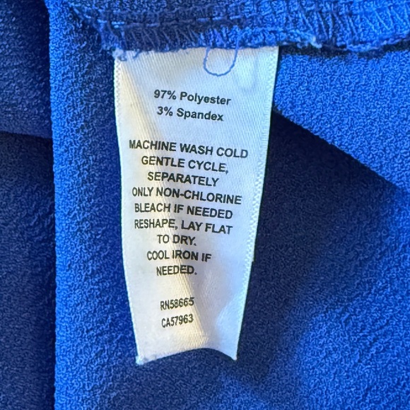 Chelsea28 Short Sleeve Blue Sheath Dress Size M - Picture 7 of 8